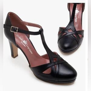 Arianna T-Lace Pump with Platform by Michele Lopriore